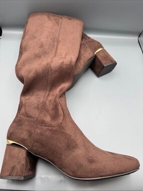 Jones New York Women's Durana Block Heel Knee High Boots
